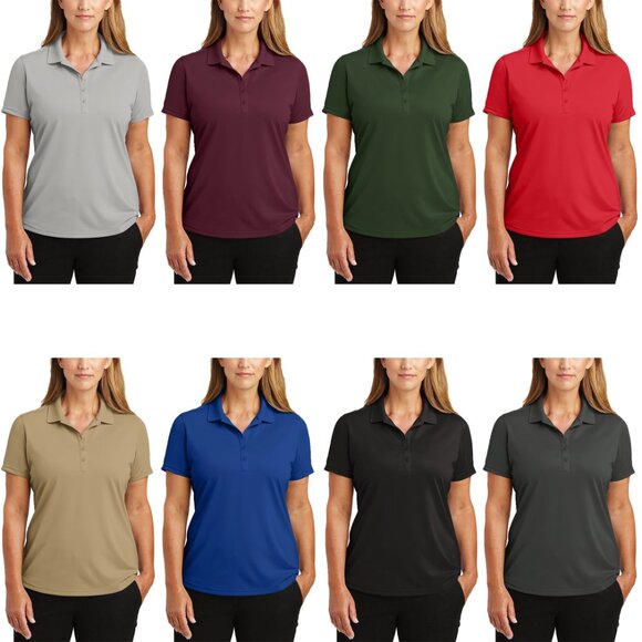 3-Pack Women's Short Sleeve Moisture-Wicking Cool UV-Protected Solid Top Shirt - Picture 14 of 16